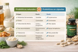 probióticos naturales o probióticos en cápsulas imagen