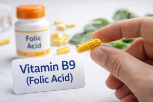 Suplemento de vitamina B9 y sus beneficios para la salud