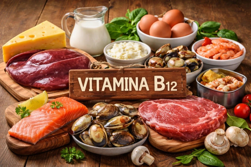 Alimentos ricos en vitamina B12 y sus beneficios