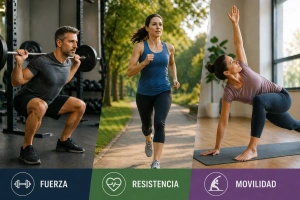 Persona ejercitándose al aire libre mostrando fuerza y flexibilidad