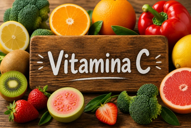 Frutas y verduras ricas en vitamina C y sus beneficios