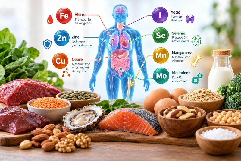Descubre los oligoelementos y sus beneficios para la salud